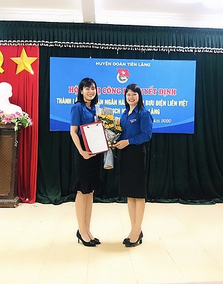 Thành lập chi đoàn Ngân hàng TMCP Bưu điện Liên Việt- Phòng Giao dịch Tiên Lãng
